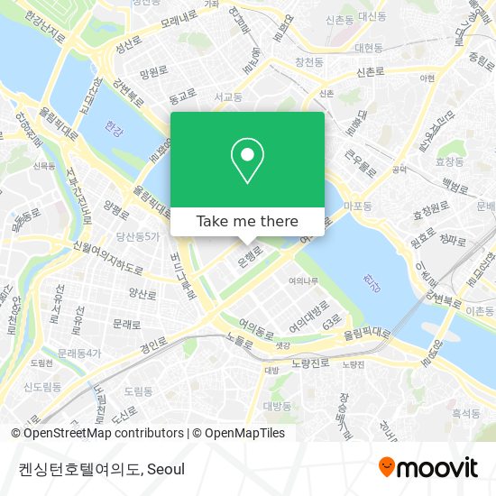 켄싱턴호텔여의도 map