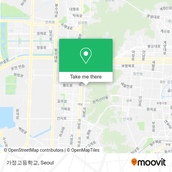 가정고등학교 map