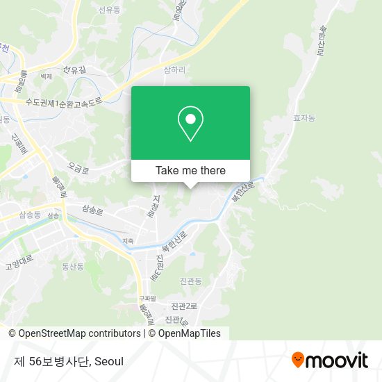 제 56보병사단 map