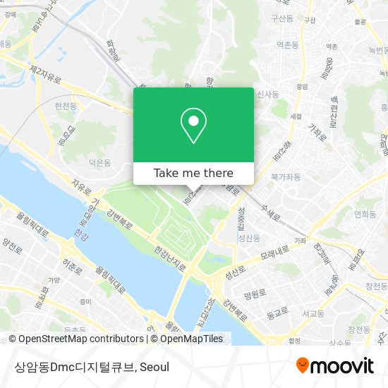 상암동Dmc디지털큐브 map