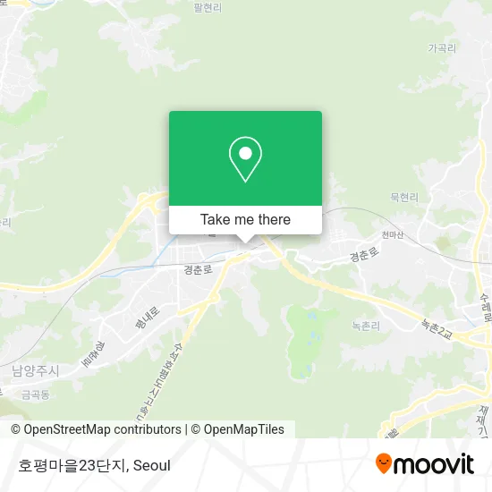 호평마을23단지 map