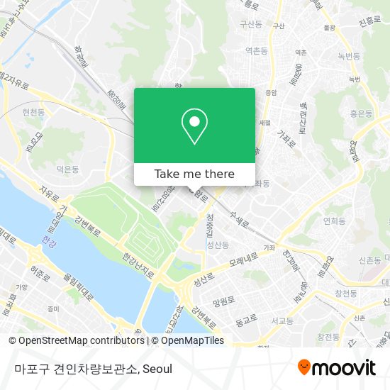 마포구 견인차량보관소 map