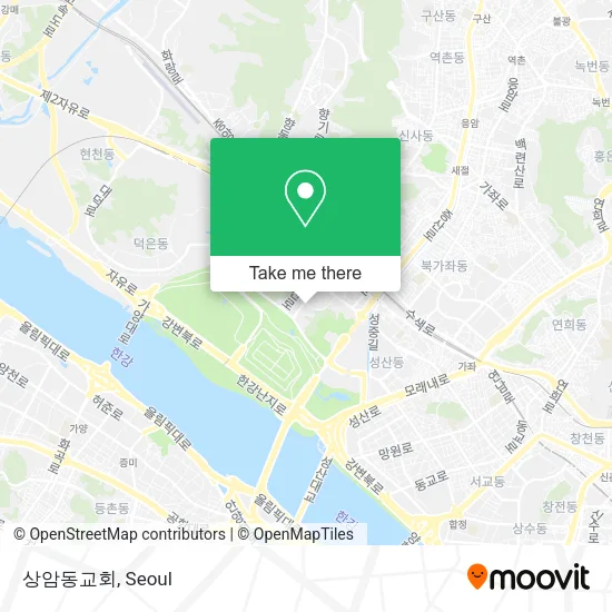 상암동교회 map