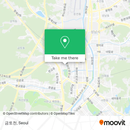 금토천 map