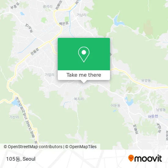 105동 map