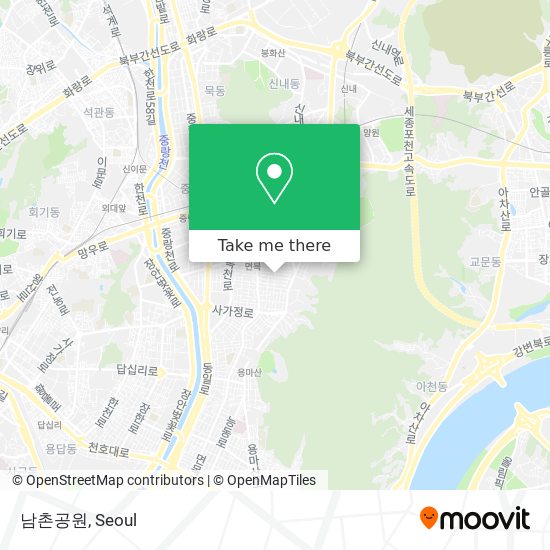 남촌공원 map