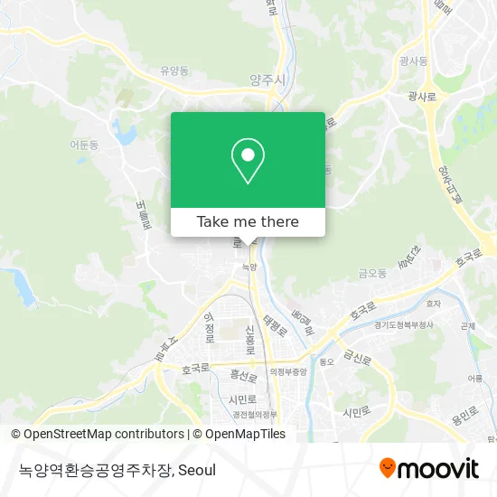 녹양역환승공영주차장 map