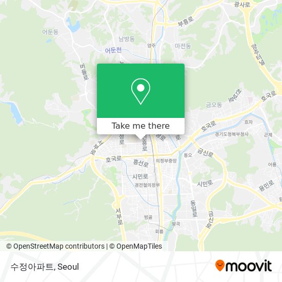 수정아파트 map