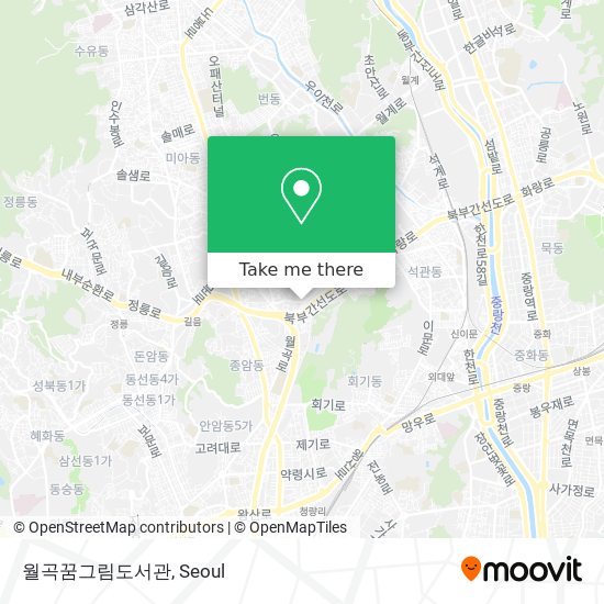 월곡꿈그림도서관 map