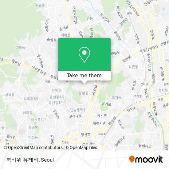 북바위 유래비 map