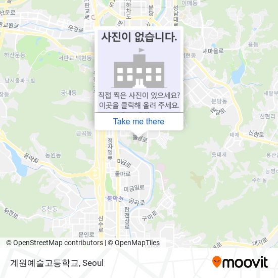 계원예술고등학교 map