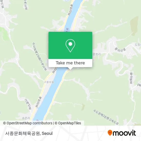 서종문화체육공원 map