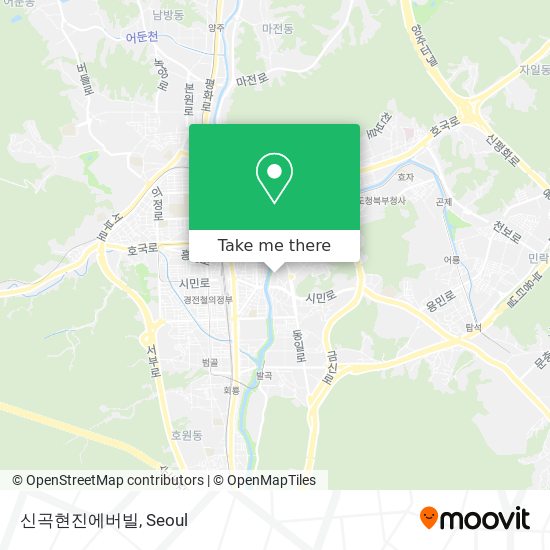 신곡현진에버빌 map