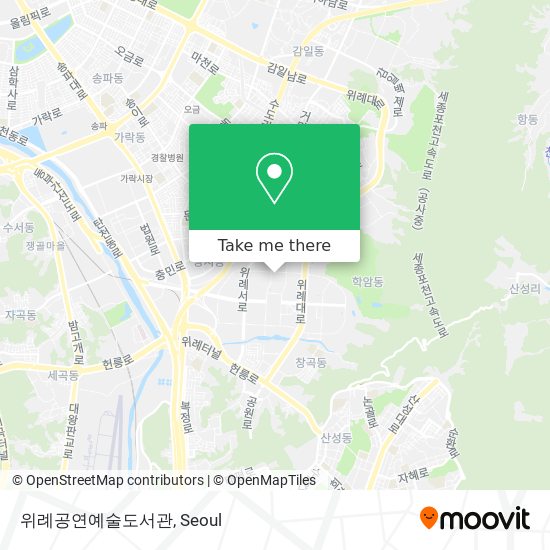위례공연예술도서관 map