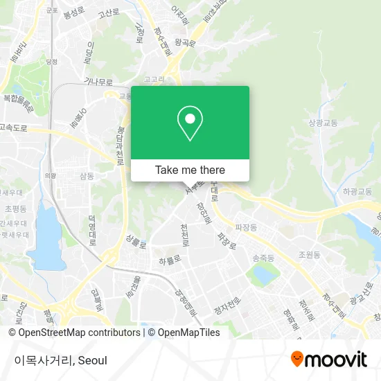 이목사거리 map