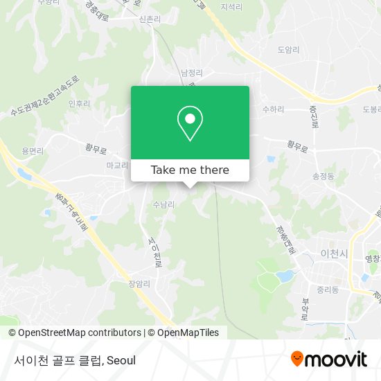 서이천 골프 클럽 map
