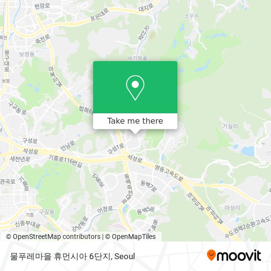 물푸레마을 휴먼시아 6단지 map