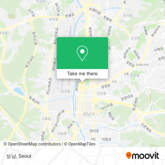 성남 map