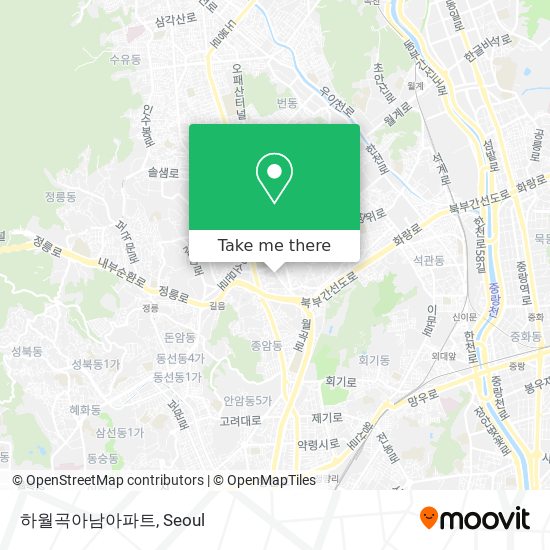 하월곡아남아파트 map