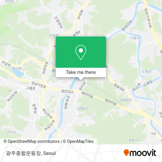 광주종합운동장 map