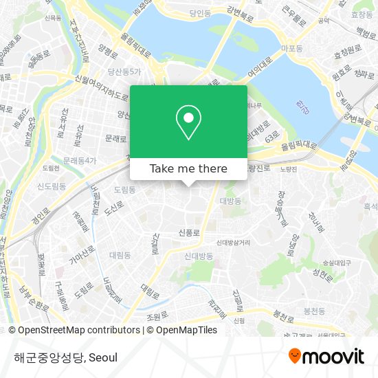 해군중앙성당 map