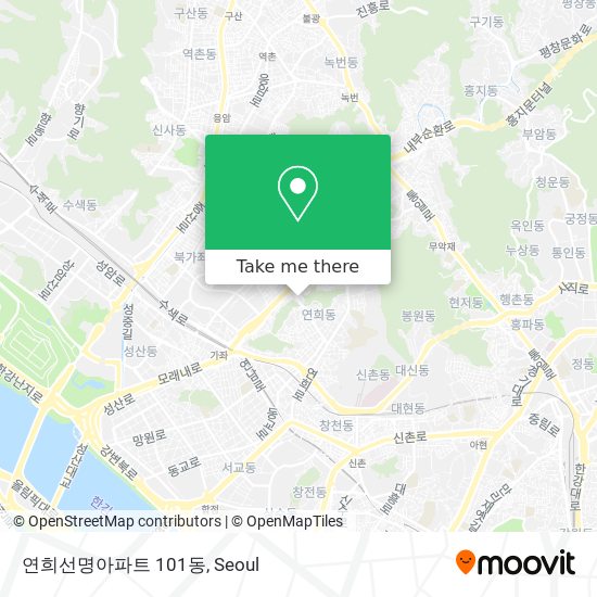 연희선명아파트 101동 map