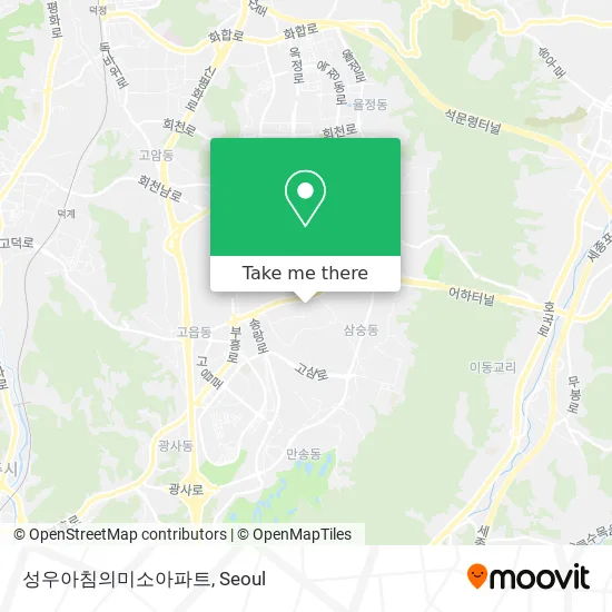 성우아침의미소아파트 map