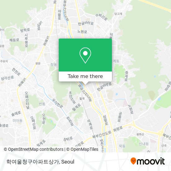 학여울청구아파트상가 map