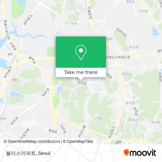 블리스아파트 map