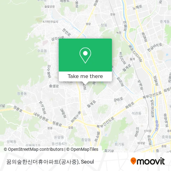 꿈의숲한신더휴아파트(공사중) map