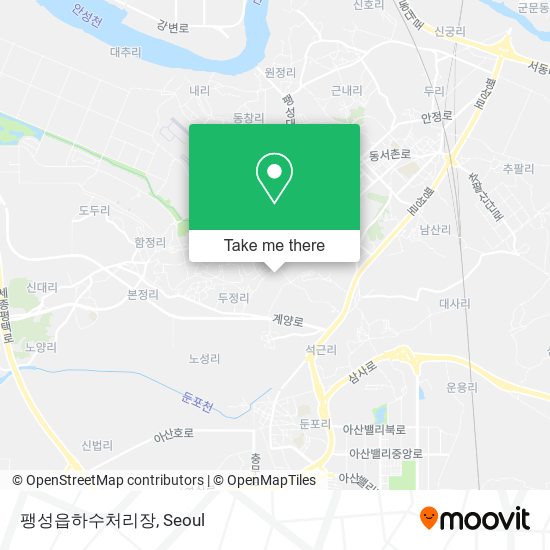 팽성읍하수처리장 map