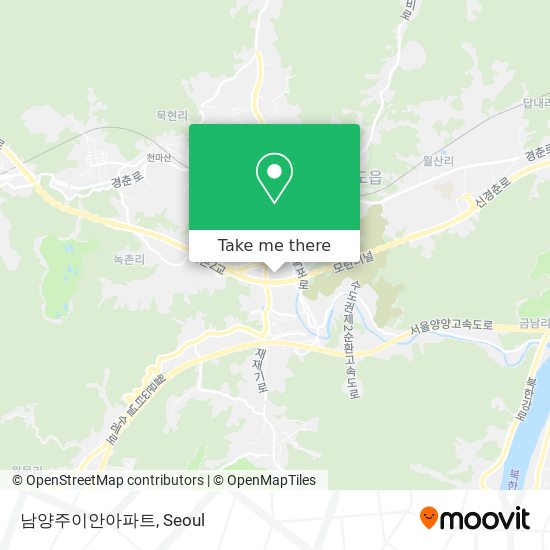 남양주이안아파트 map