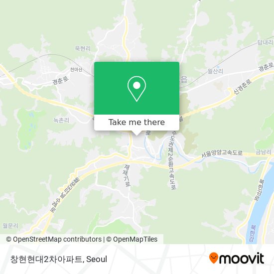 창현현대2차아파트 map