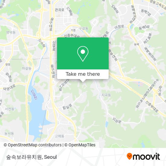 숲속보라유치원 map