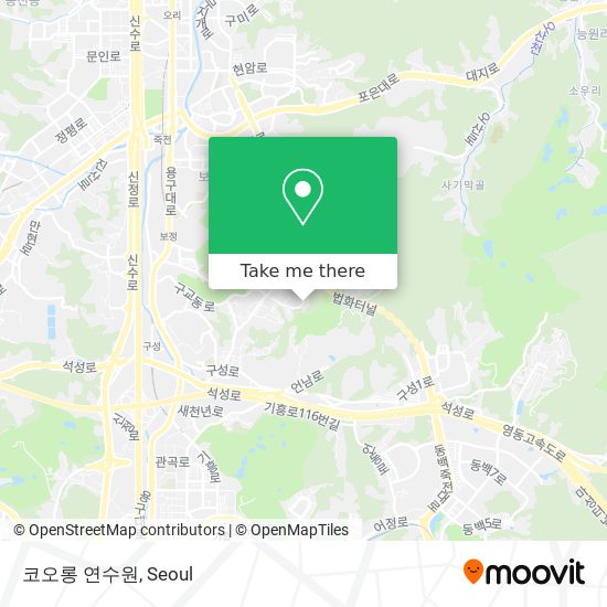 코오롱 연수원 map