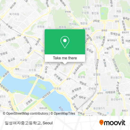 일성여자중고등학교 map