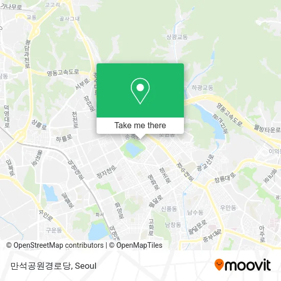 만석공원경로당 map