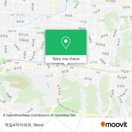 욱일4차아파트 map