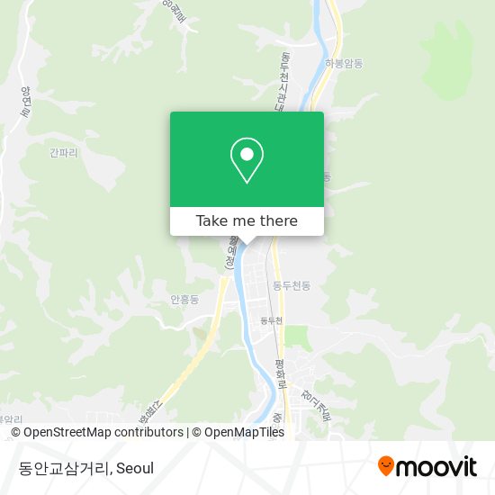 동안교삼거리 map