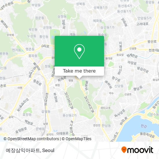예장삼익아파트 map