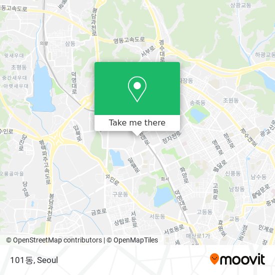 101동 map