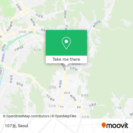 107동 map