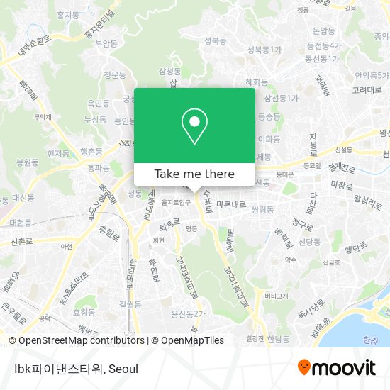 Ibk파이낸스타워 map