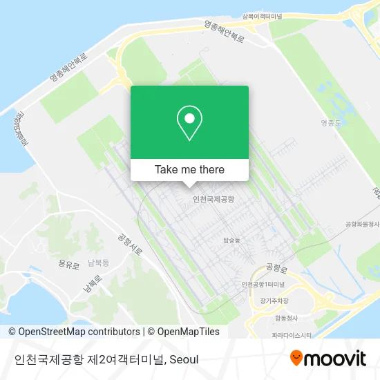 인천국제공항 제2여객터미널 map