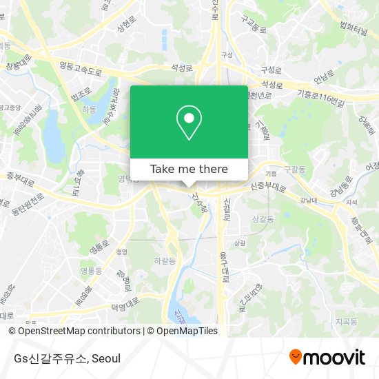 Gs신갈주유소 map