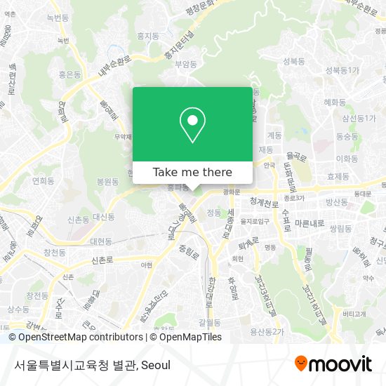 서울특별시교육청 별관 map