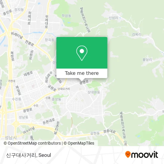 신구대사거리 map
