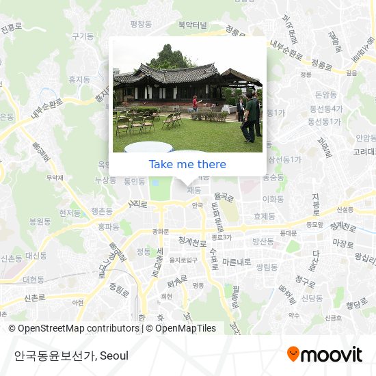 안국동윤보선가 map