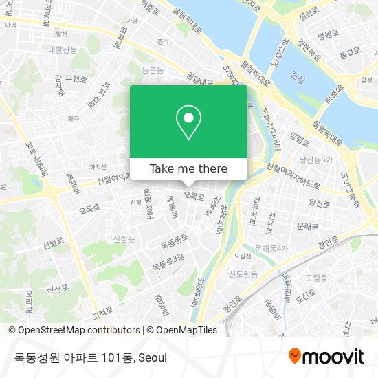 목동성원 아파트 101동 map