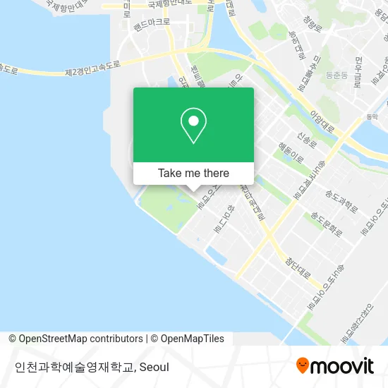 인천과학예술영재학교 map